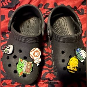 Toddler size 8 crocs!